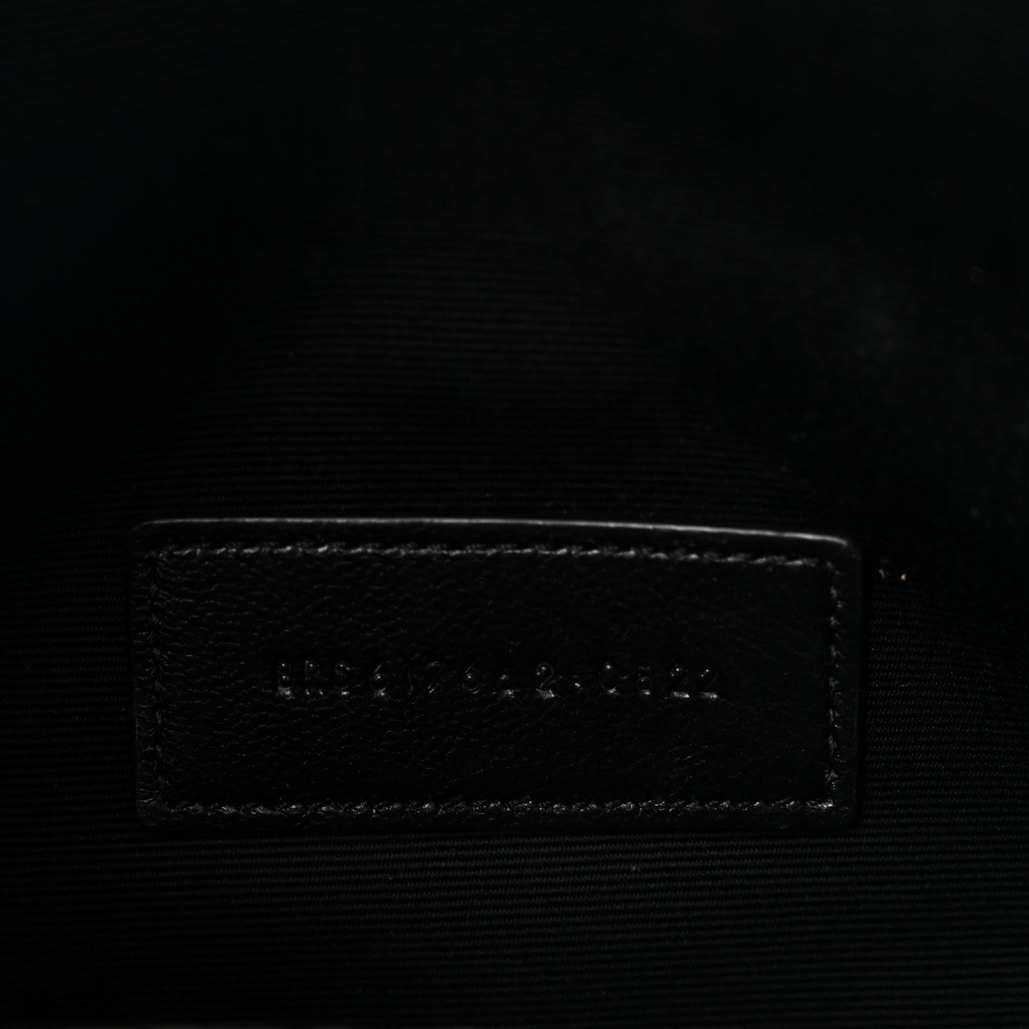 Saint Laurent Grain De Poudre Matelasse Chevron Monogram Envelope Clutch Black Black 7 of 11