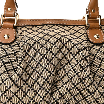 Gucci Diamante Medium Sukey Top Handle Bag Beige Brown 8 of 13