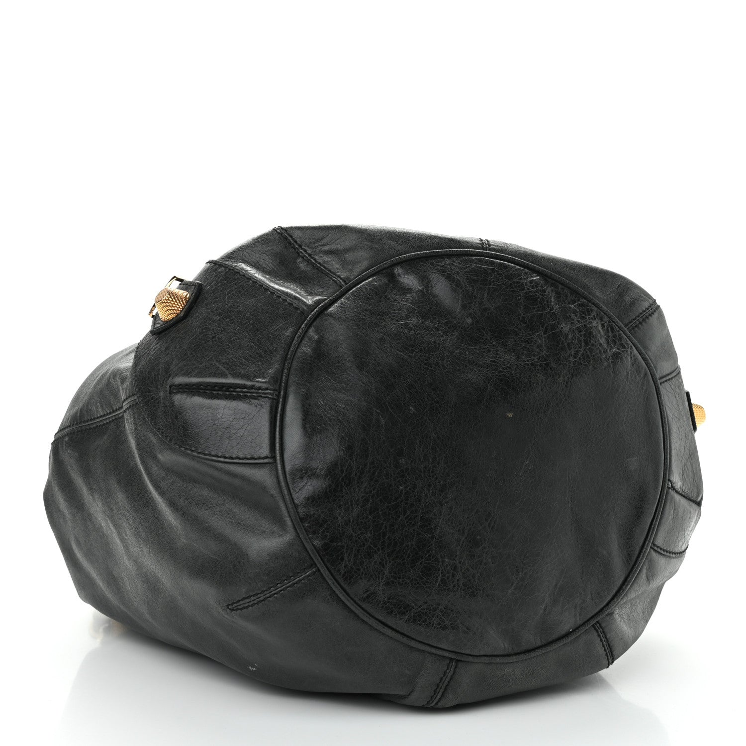 Balenciaga Agneau Giant 21 Gold Hardware Pompon Black 4 of 15