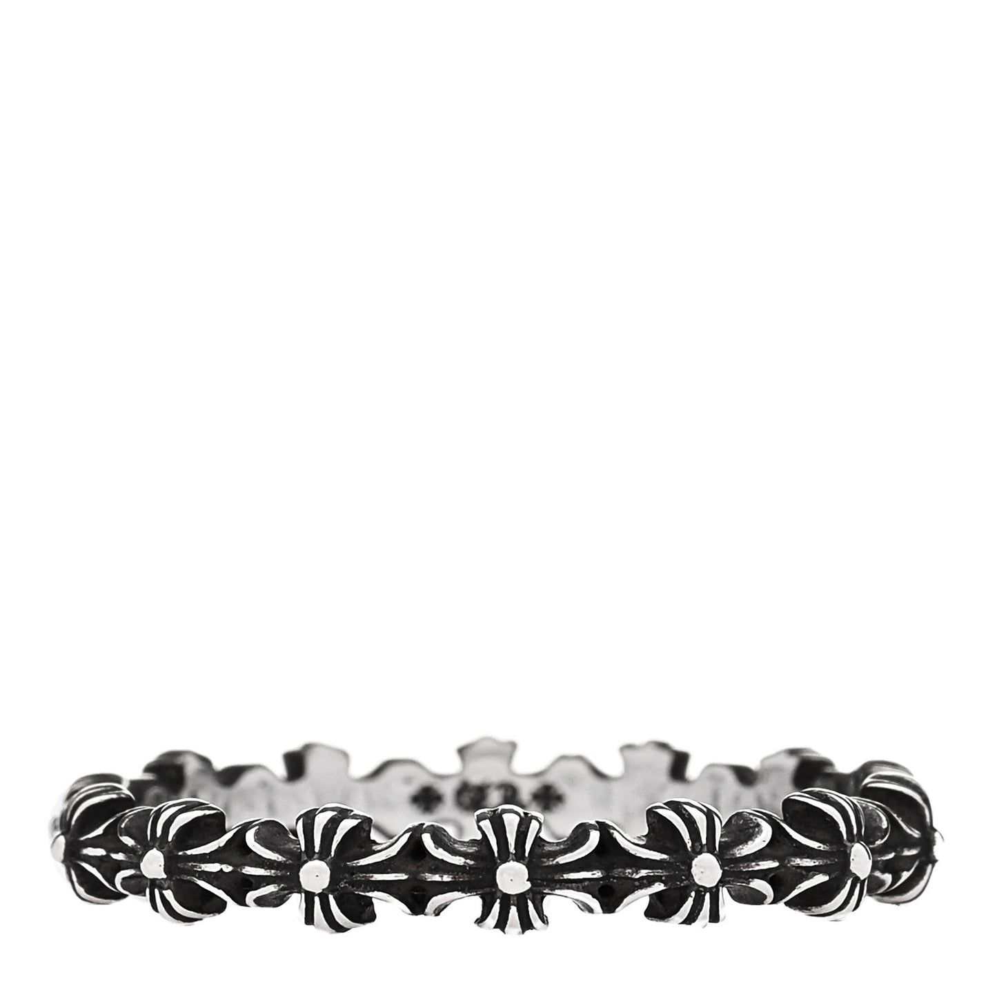 Sterling Silver Tiny E Plus Band Ring 63 10.25