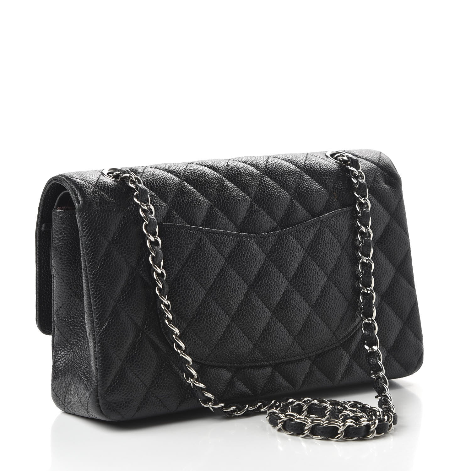 Chanel Caviar Quilted Medium Double Flap Black 3 of 10