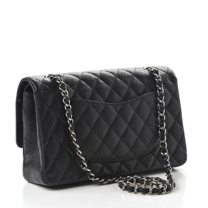 Chanel Caviar Quilted Medium Double Flap Black 3 of 10
