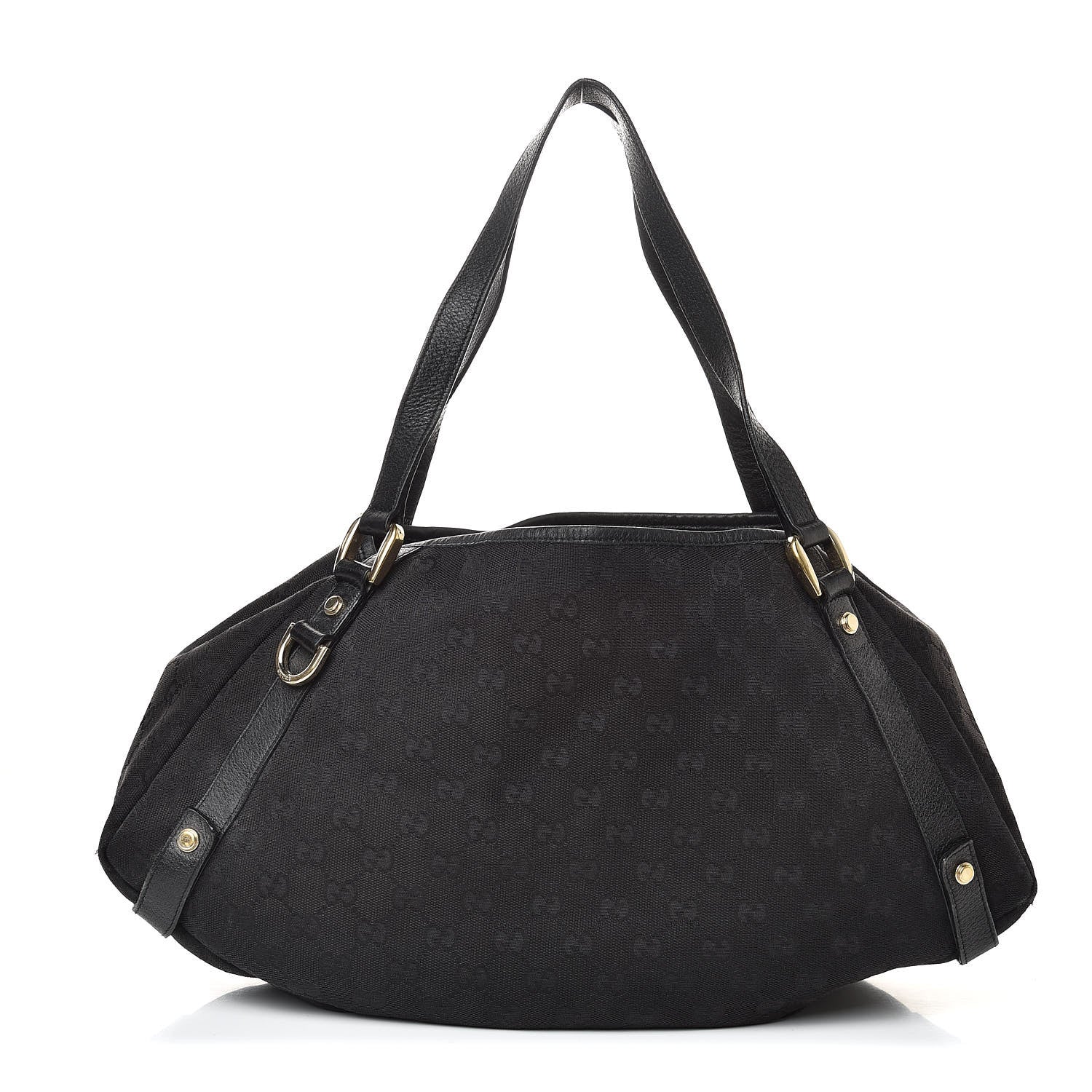 Gucci Monogram Medium Abbey Shoulder Bag Black 1 of 10