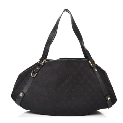 Gucci Monogram Medium Abbey Shoulder Bag Black 1 of 10