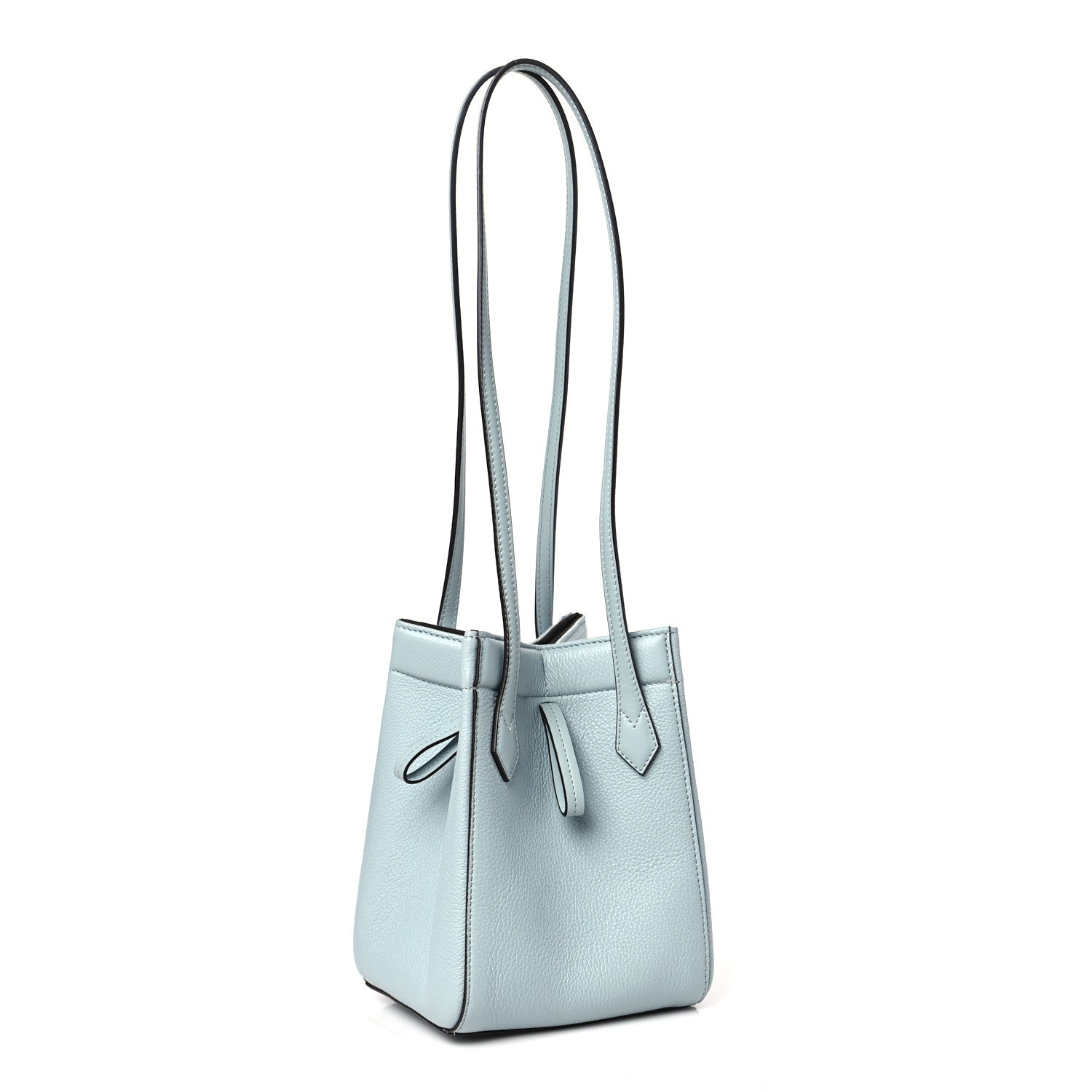 Fendi Vitello Cher Grace Mini Fendi Origami Light Blue 3 of 11