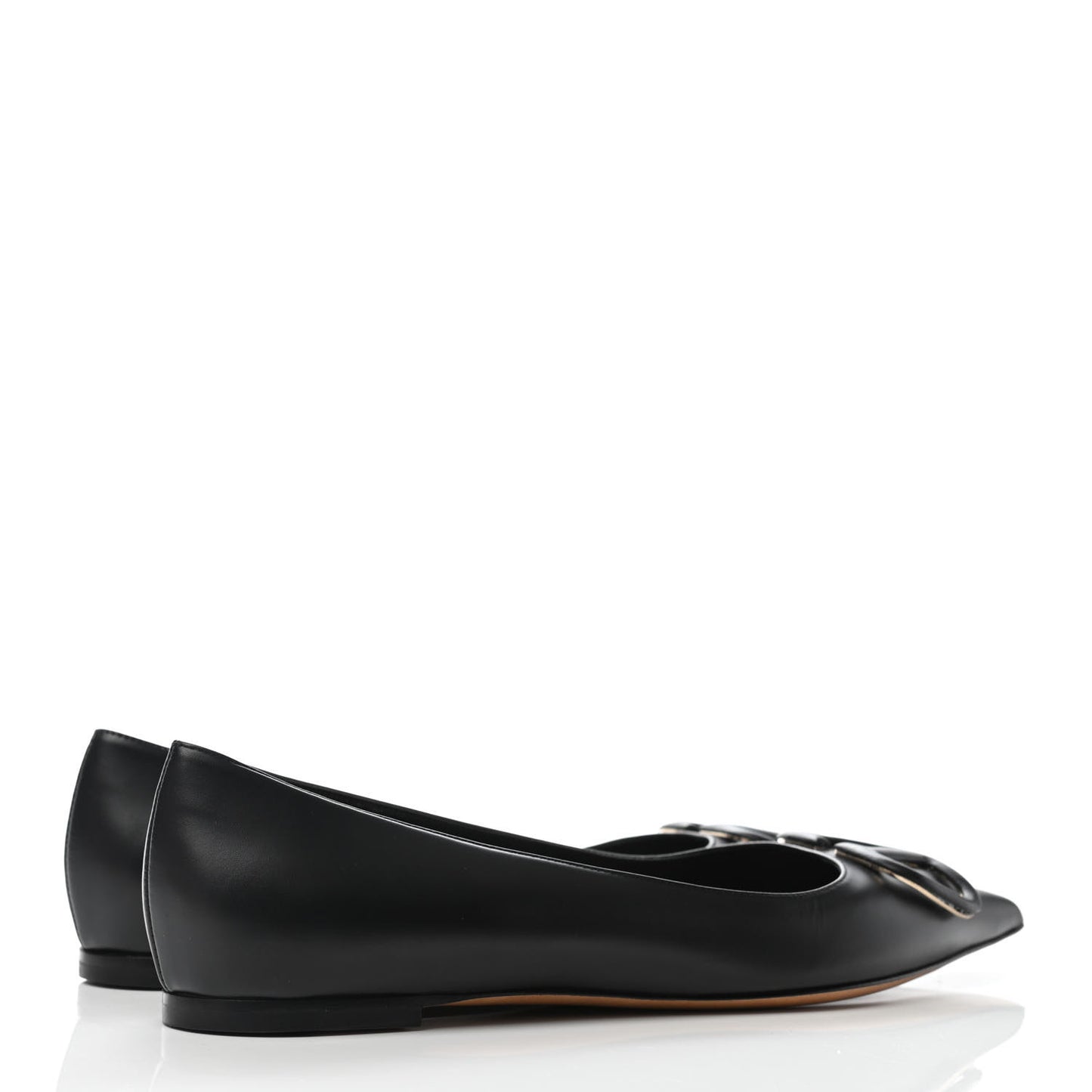 Nappa Vlogo Flats 40 Black