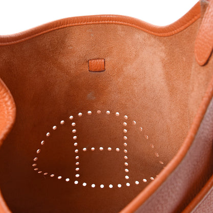 Hermes Taurillon Clemence Evelyne III PM Orange 6 of 13