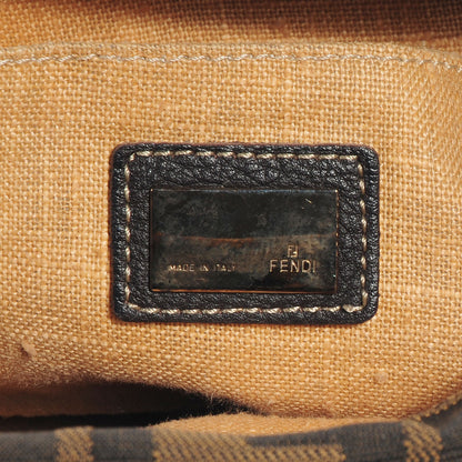 Fendi Zucca Medium Boston Satchel Tobacco 6 of 9