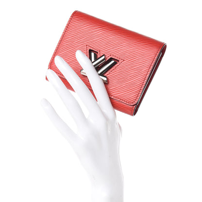 Louis Vuitton Epi Twist Compact Wallet Coquelicot 2 of 7