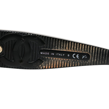 Chanel Acetate Shield Sunglasses 5495 Black 6 of 7