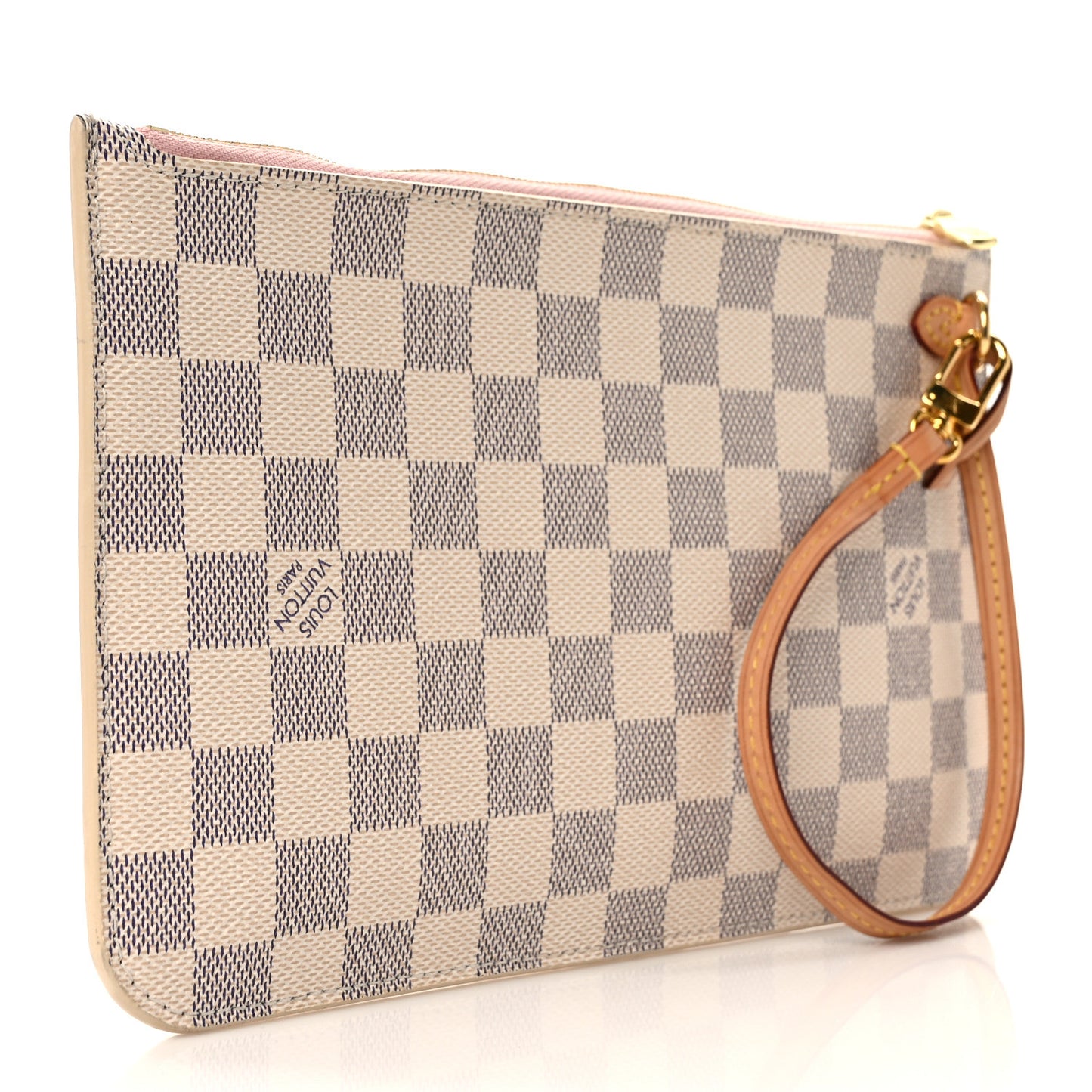 Damier Azur Neverfull MM GM Pochette Rose Ballerine