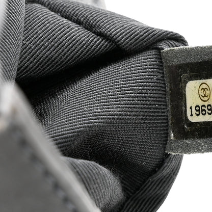 Chanel Calfskin Quilted Metal Embellished Paris Dallas Medium Boy Flap Grey 7 of 13