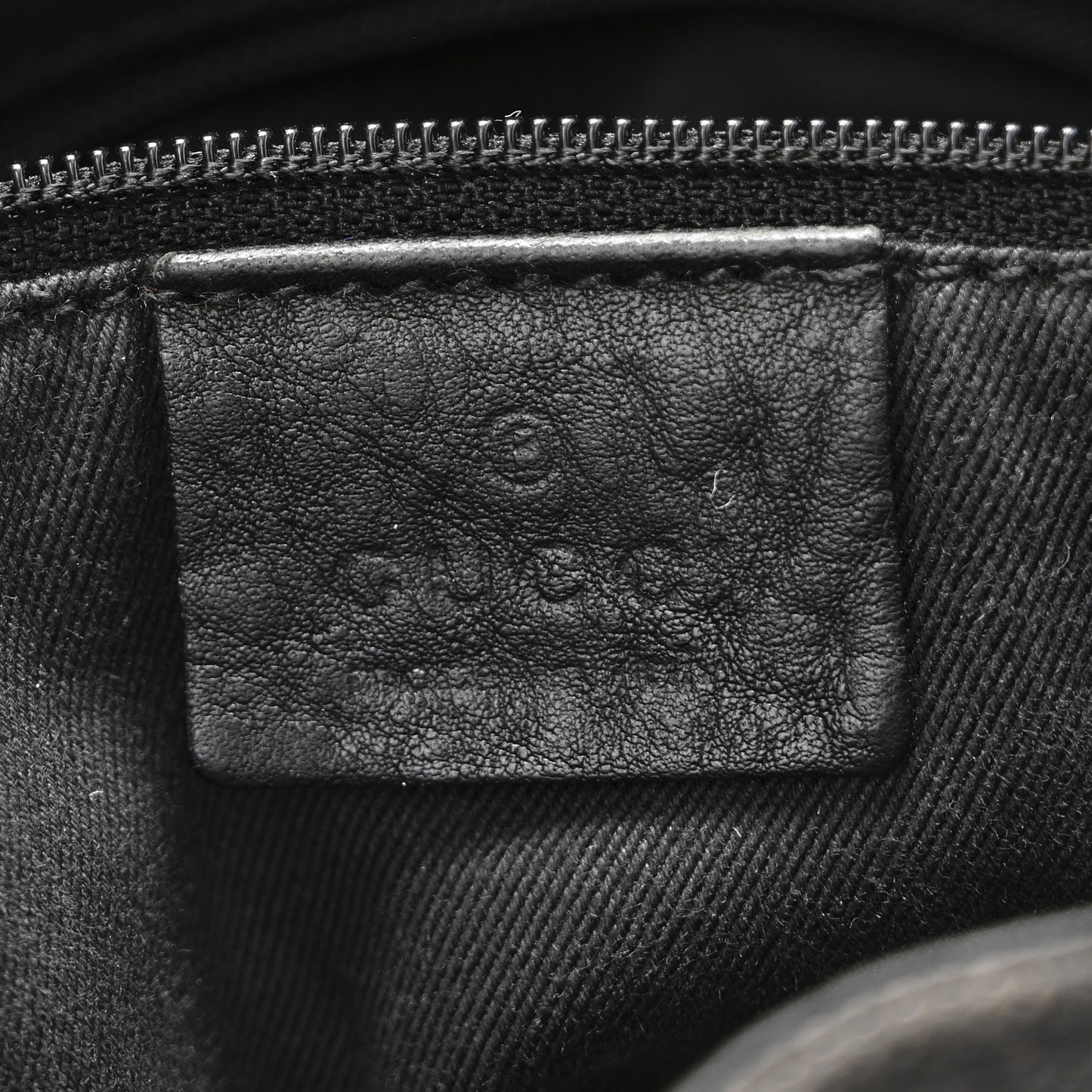 Monogram Denim GG Shoulder Bag Black