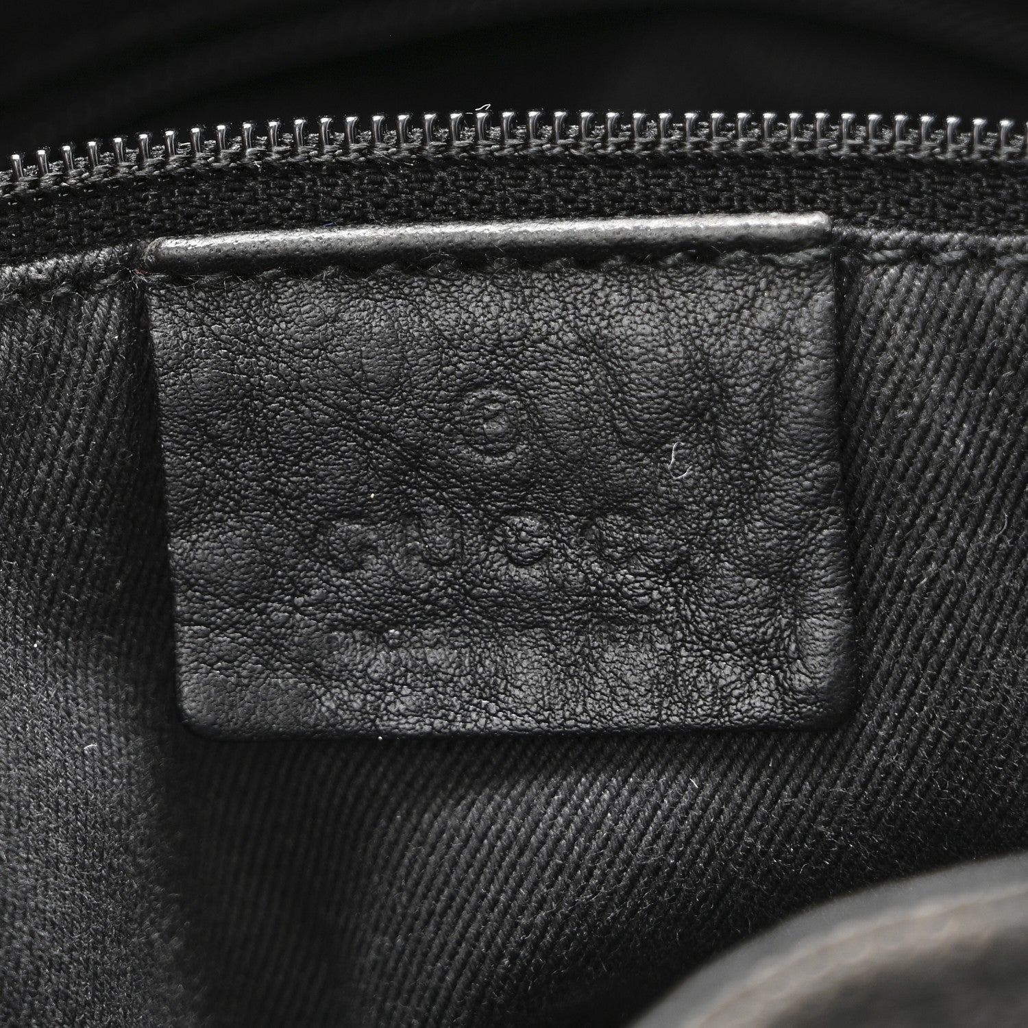 Gucci Monogram Denim GG Shoulder Bag Black 6 of 12