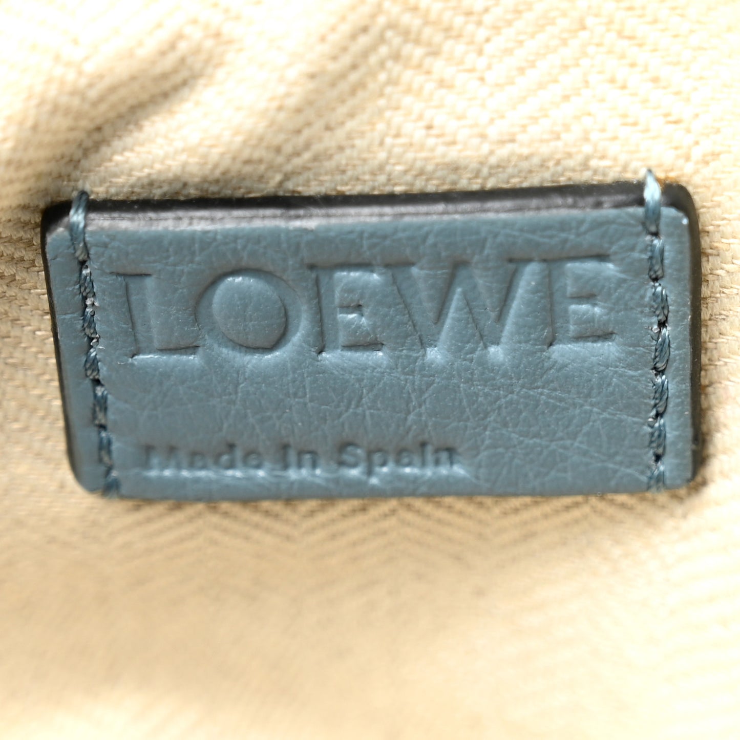 Calfskin Medium Puzzle Bag Stone Blue