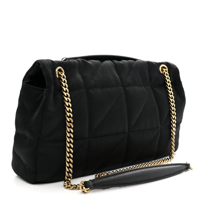 Saint Laurent Satin Patchwork Monogram Medium Jamie Black 3 of 10