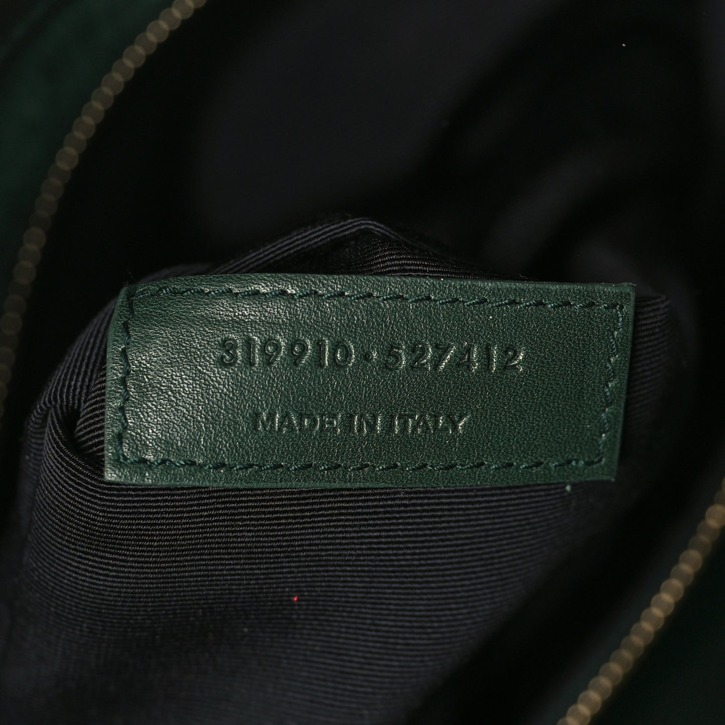 Calfskin Large Sac de Jour Carryall Dark Green
