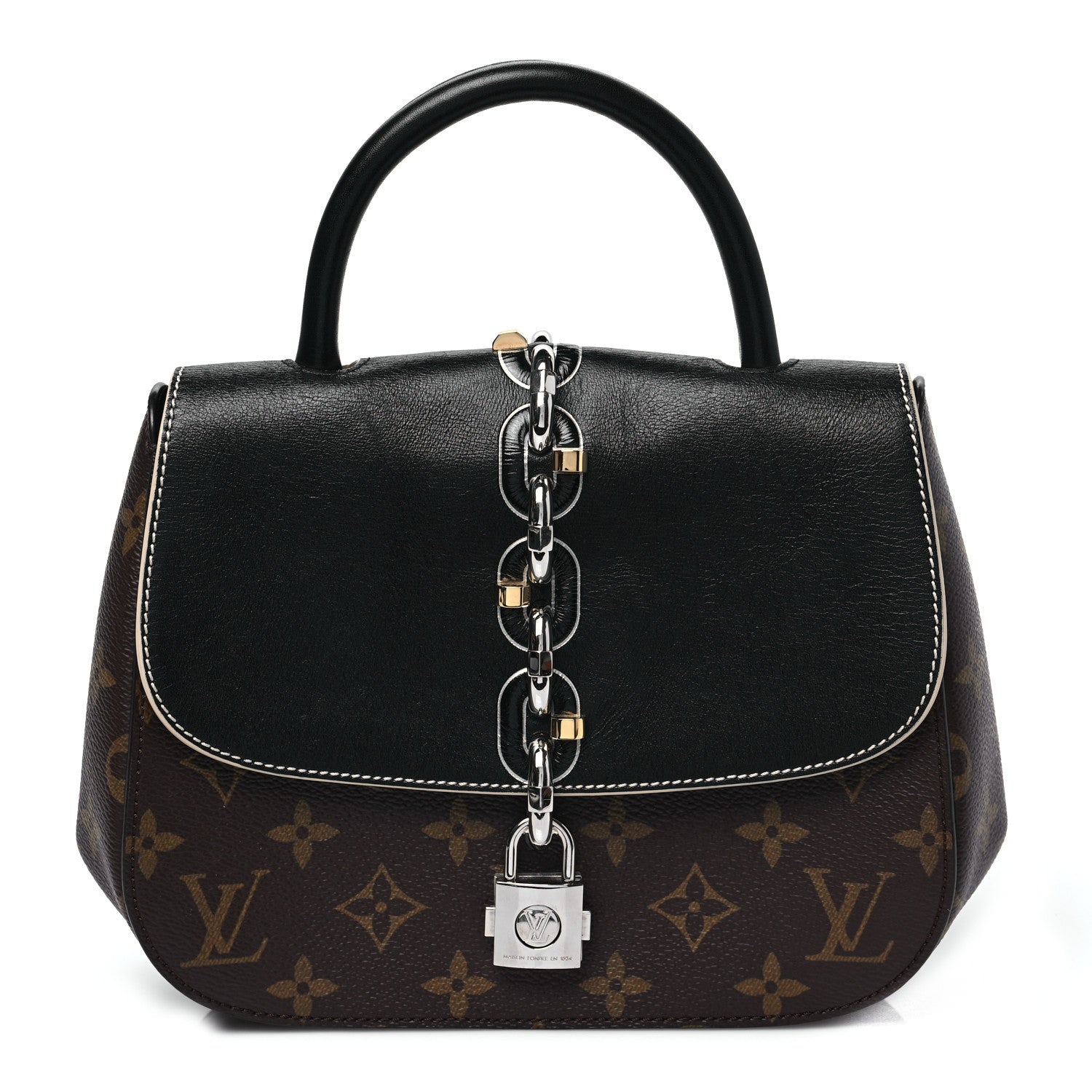 Louis Vuitton Calfskin Monogram Chain It Bag PM Black 1 of 7