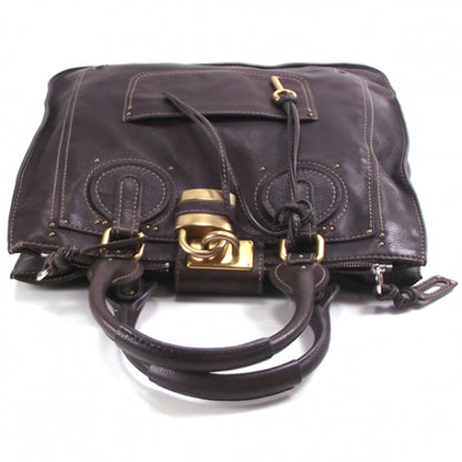 Chloe Leather Paddington LargeTote Brown 5 of 17