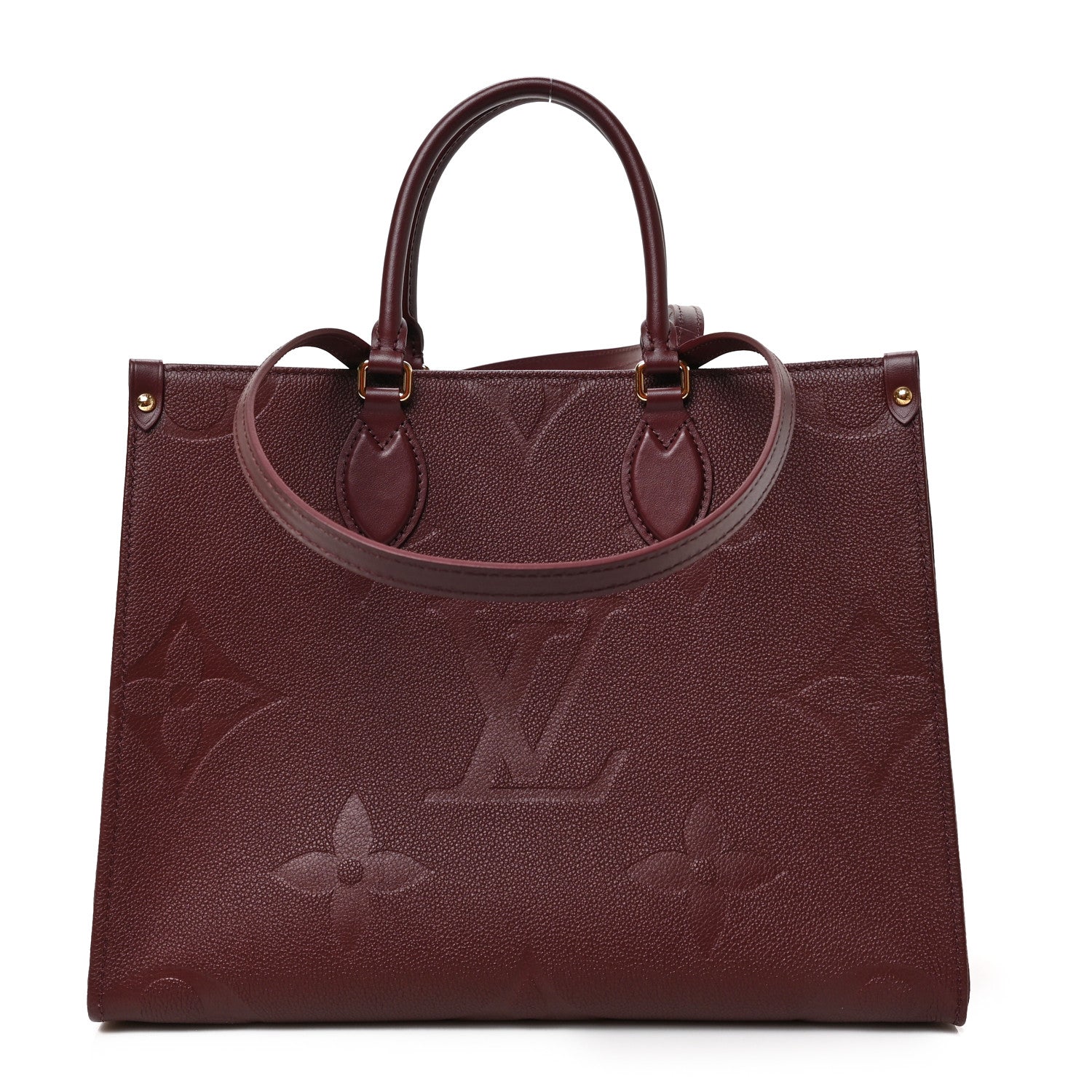 Louis Vuitton Empreinte Monogram Giant Onthego MM Wine 1 of 8