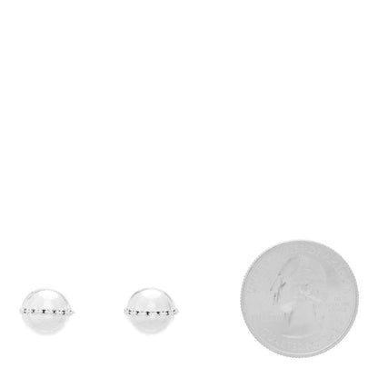 Tiffany Sterling Silver HardWear Bolt Ball Earrings 2 of 5