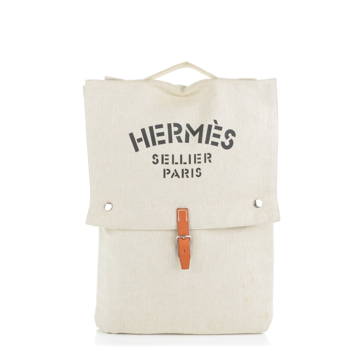 Natural Barenia Toile Grooming Bag