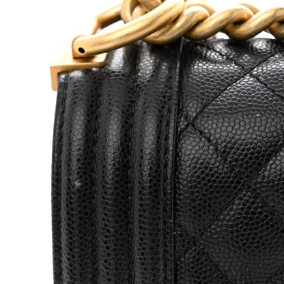 Chanel Caviar Quilted Small Boy Flap Black 12 of 12