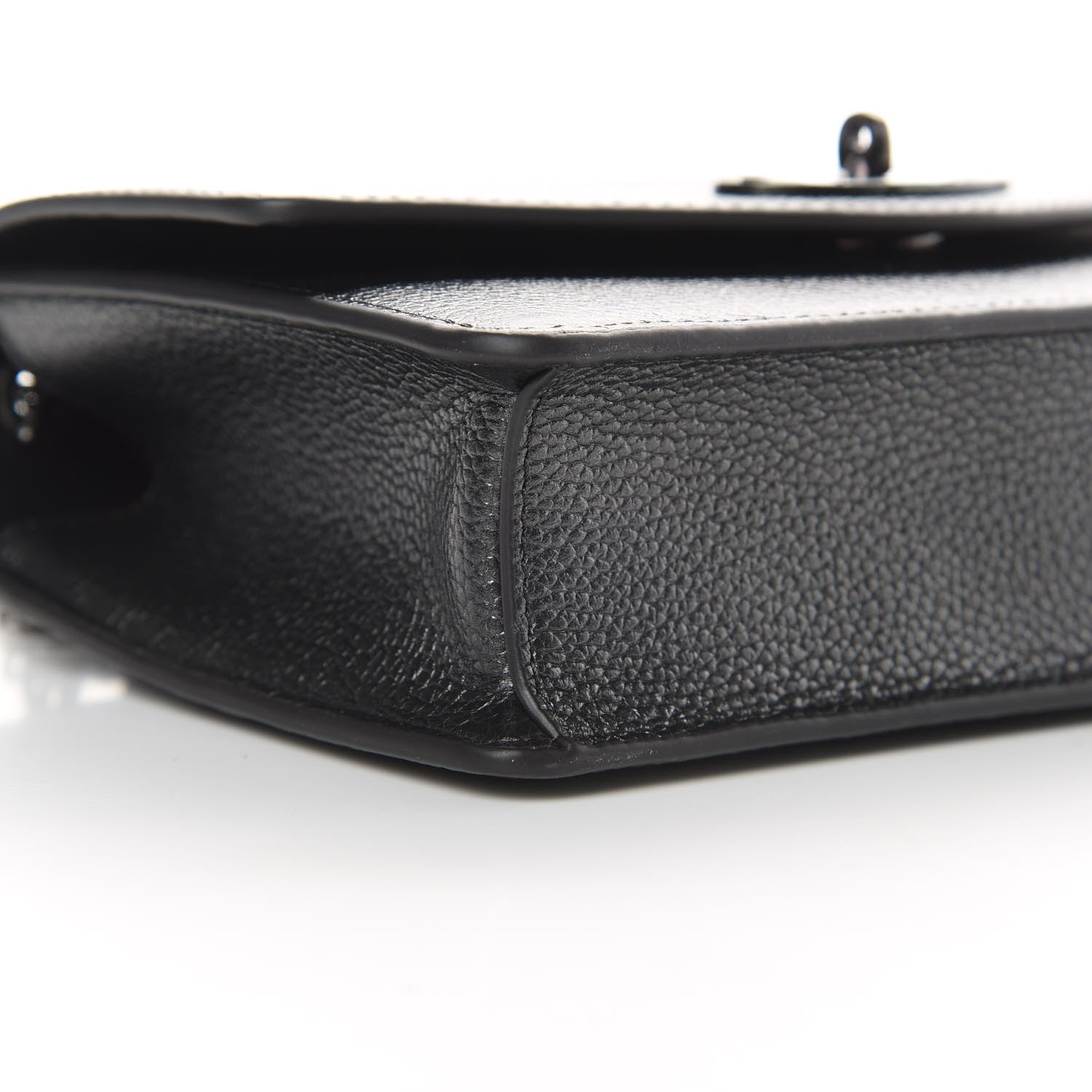 Mulberry Metallic Small Grain Calfskin Small Darley Gunmetal 9 of 10