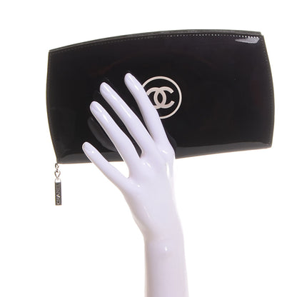 Chanel Patent Trousse Maquil Wallet Black 2 of 9