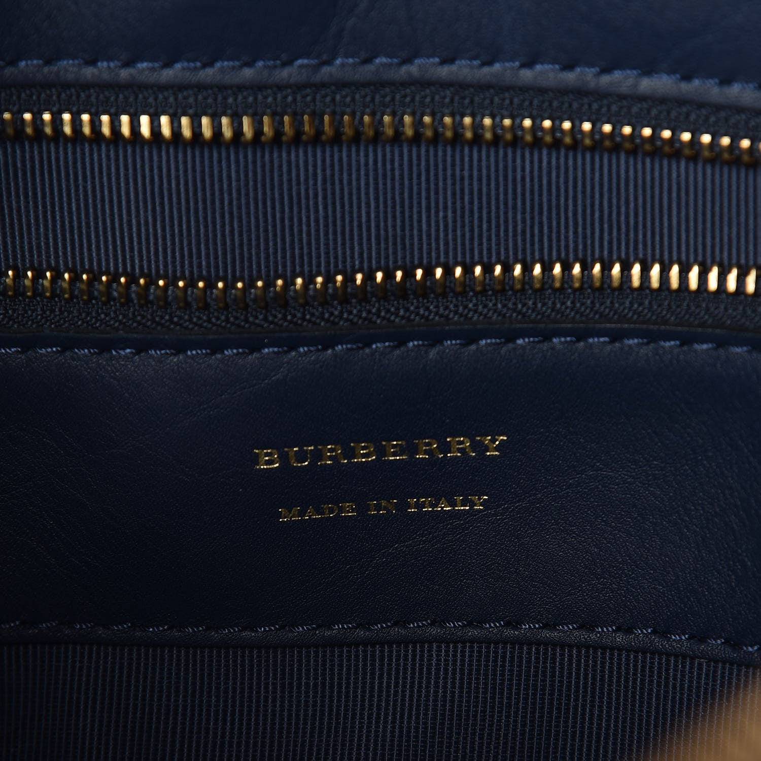 Burberry Smooth Calfskin 1983 Knight Check Link Large Camera Bag Ink Blue 6 of 8