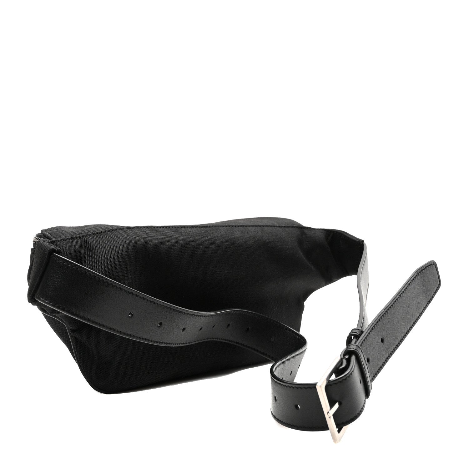 Saint Laurent Canvas Monogram Belt Bag Black 3 of 9