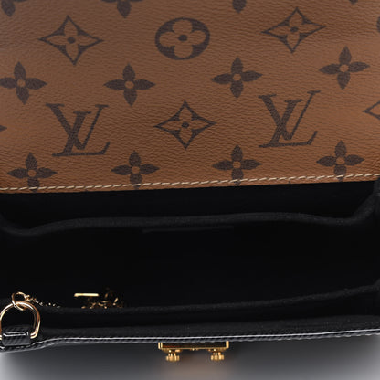 Louis Vuitton Shiny Epi Reverse Monogram Pochette Metis Mini Marine 4 of 4