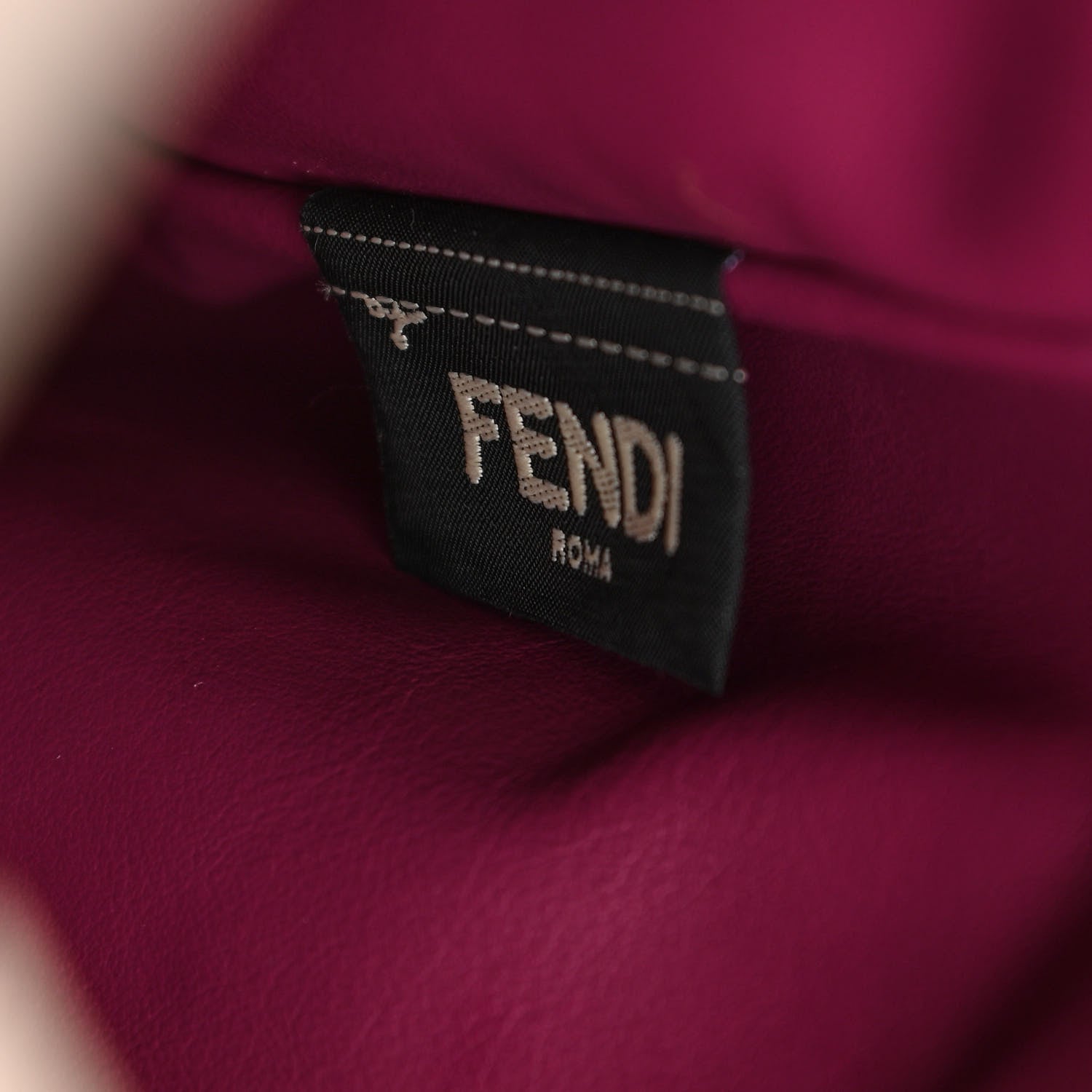 Fendi Vitello Dolce Century Regular 2Jours Tote Grigio Polvere Ciclamino 7 of 14
