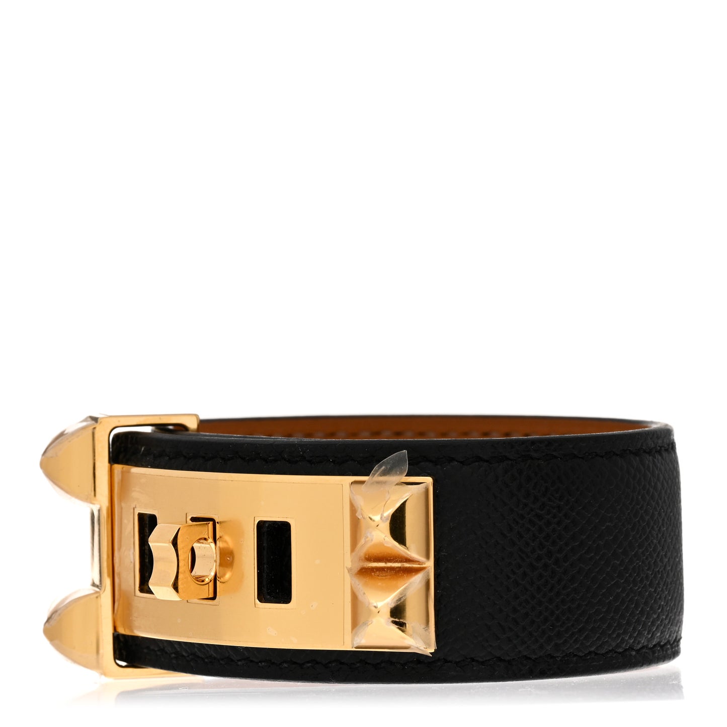 Madame Calfskin Collier de Chien 24 Bracelet T2 Black