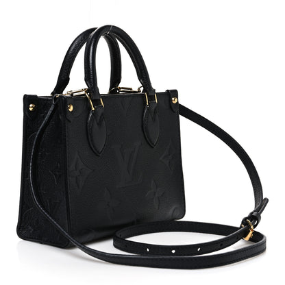 Louis Vuitton Empreinte Monogram Giant Onthego BB Black 3 of 9