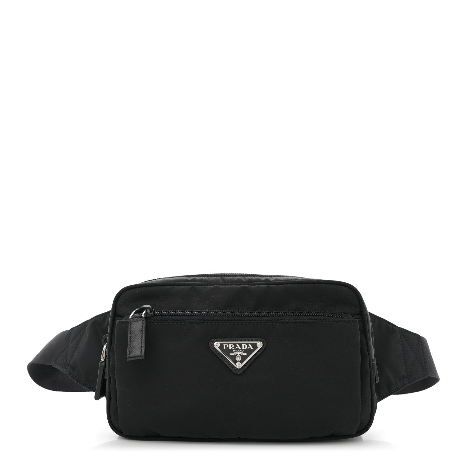 Prada Re-Nylon Saffiano Belt Bag Black 1 of 10
