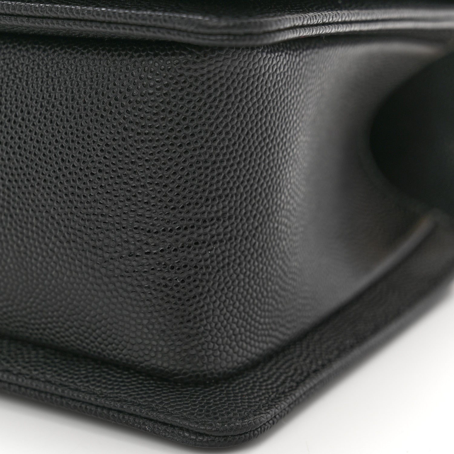 Chanel Caviar Quilted Medium Boy Flap Black 11 of 12