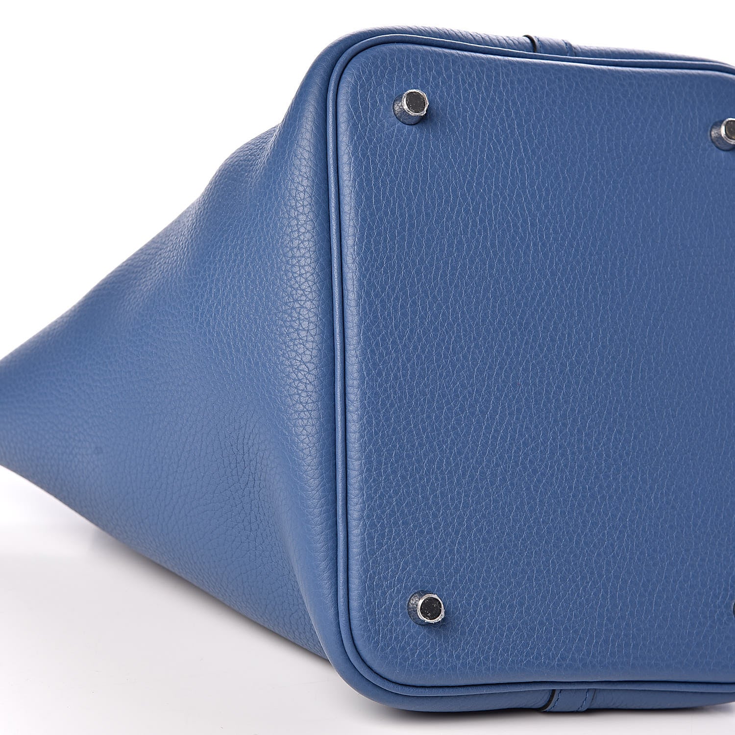 Hermes Taurillon Clemence Picotin Lock 22 MM Bleu Agate 8 of 9