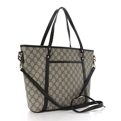 Gucci GG Supreme Monogram Medium Joy Tote Dark Brown 3 of 9