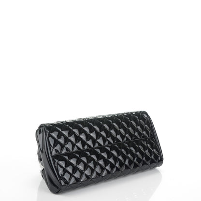 Chanel Patent Quilted Medium Just Mademoiselle Black 4 of 7