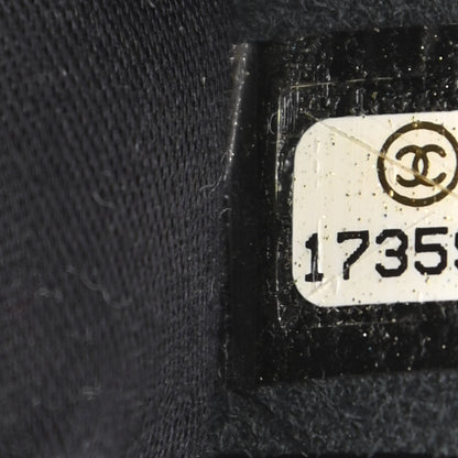 Chanel Crystal Tweed Quilted Medium Single Flap Black 7 of 11