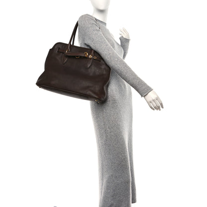 Miu Miu Nappa Medium Aventure Bag Brown 2 of 10