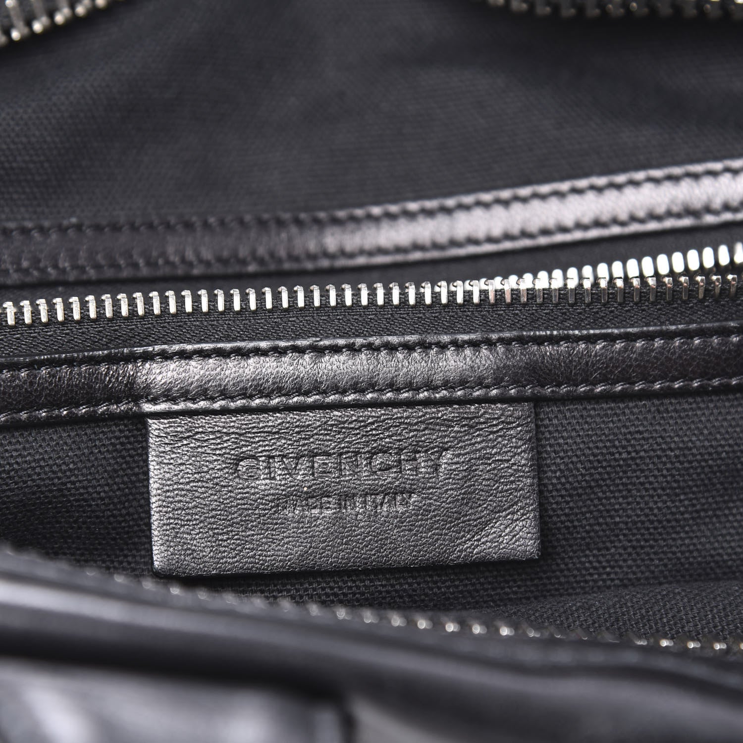 Givenchy Calfskin Crocodile Embossed Medium Nightingale Black 5 of 11