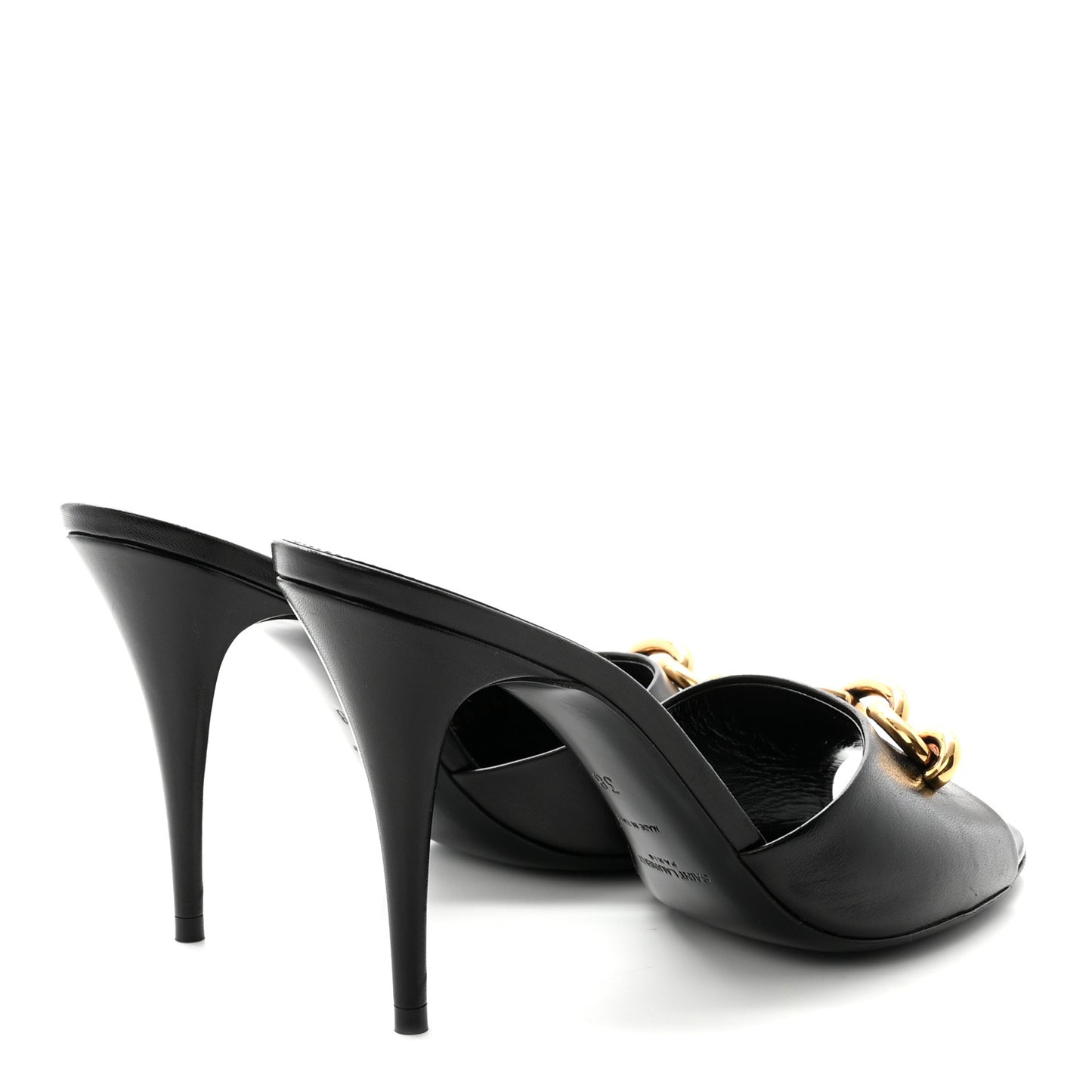 Calfskin New Belfagor Sexy 95mm Mules 38 Black