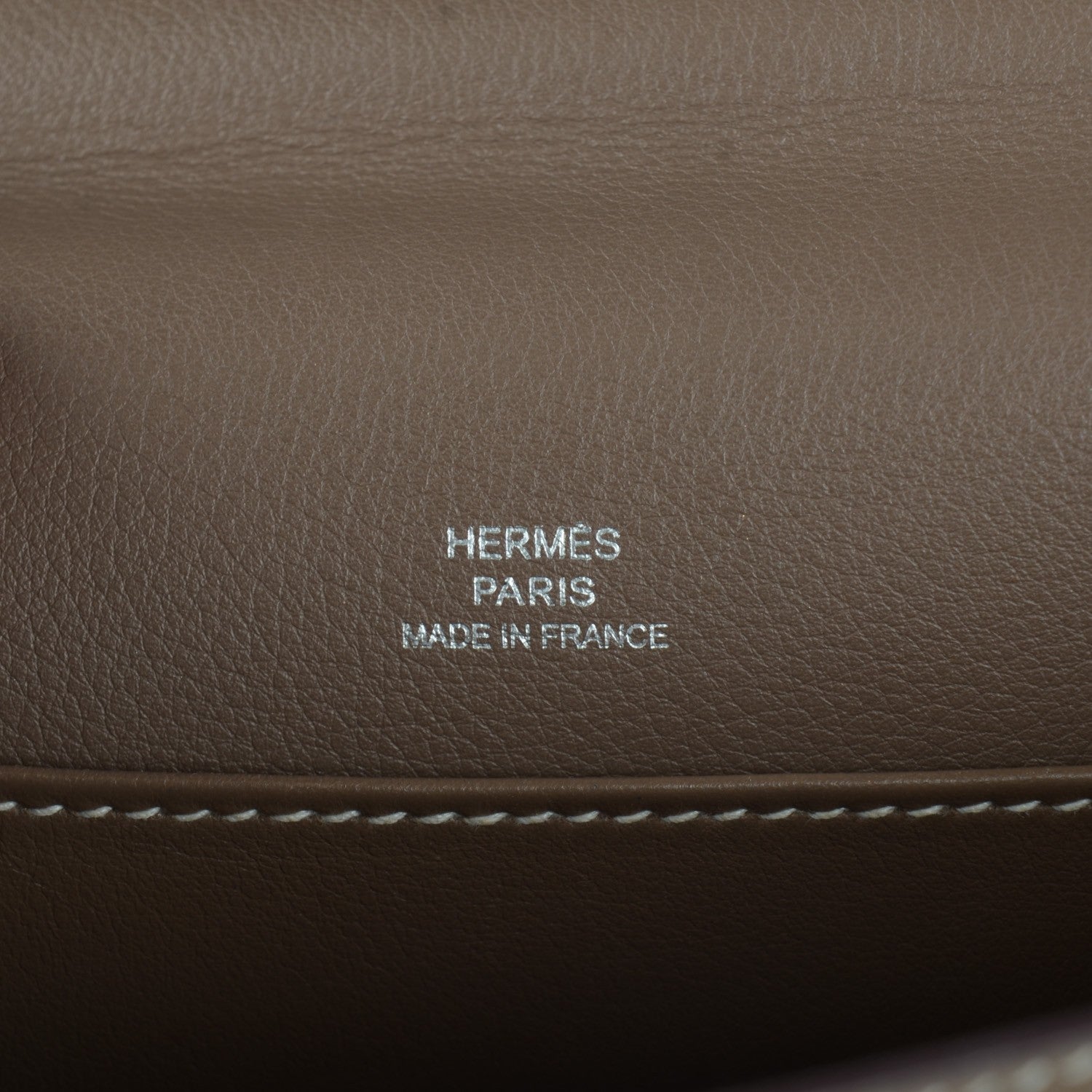 Hermes Swift Kelly Pochette Clutch Etoupe 11 of 18