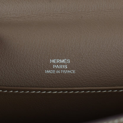 Hermes Swift Kelly Pochette Clutch Etoupe 11 of 18