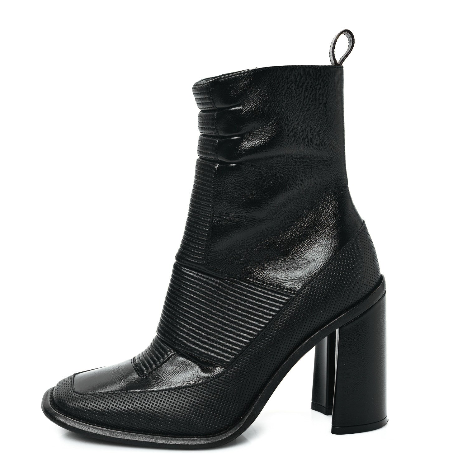 Louis Vuitton Calfskin Berlin Ankle Boots 38.5 Black 1 of 9