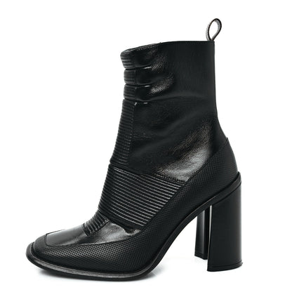 Louis Vuitton Calfskin Berlin Ankle Boots 38.5 Black 1 of 9
