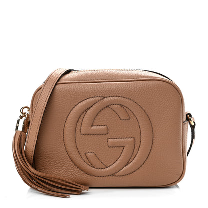 Gucci Pebbled Calfskin Small Soho Disco Bag Camelia 1 of 10