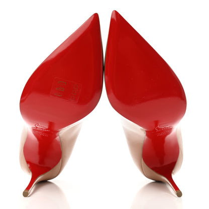 Christian Louboutin Patent So Kate 120 Pumps 38.5 Nude 9 of 14